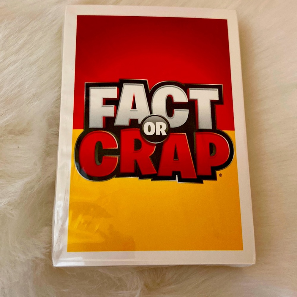 Fact or crap card game.